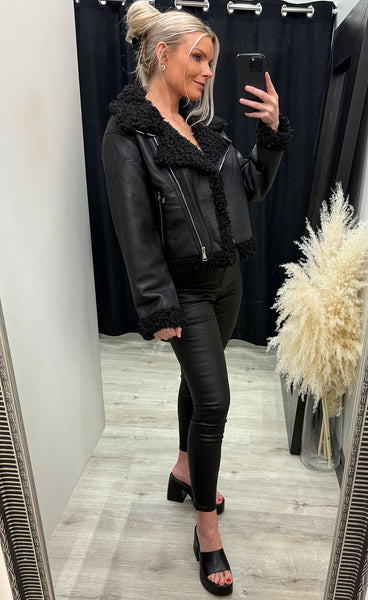 Nancy jacket - black/black
