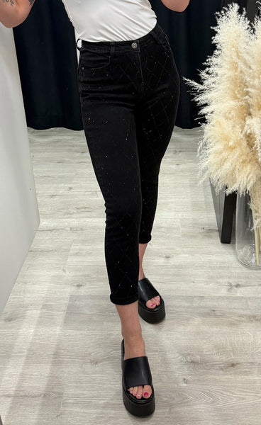 Glitter jeans 88750 - SKINNY