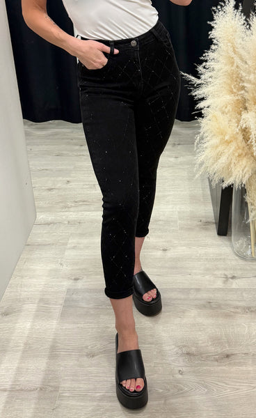Glitter jeans 88750 - SKINNY