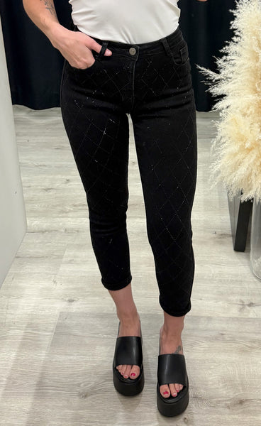 Glitter jeans 88750 - SKINNY
