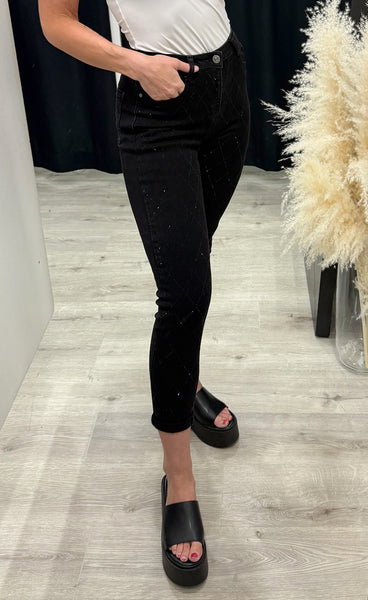 Glitter jeans 88750 - SKINNY