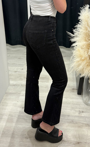 Glitter jeans 88749 - FLARE