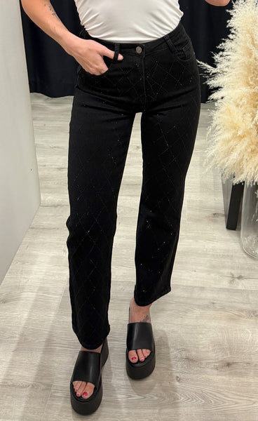 Glitter jeans 88747 - STRAIGHT