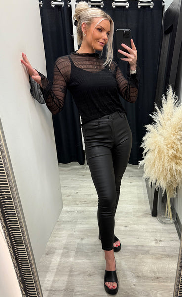 Simone blouse - black