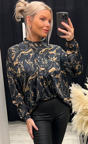 Amy blouse - grey sand