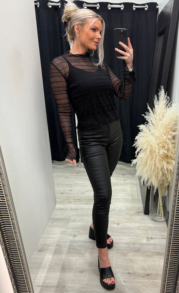 Simone blouse - black