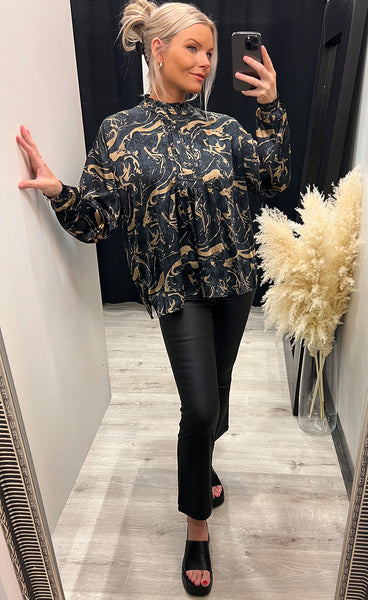 Amy blouse - grey sand