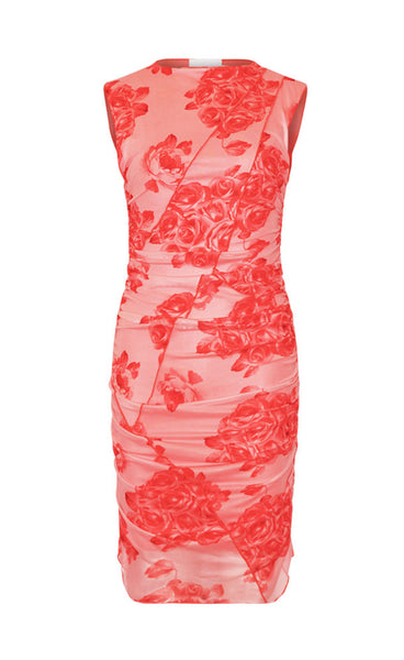 Sutton short dress - rose print
