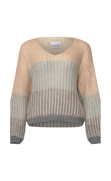 Lillie knit - blue stripe