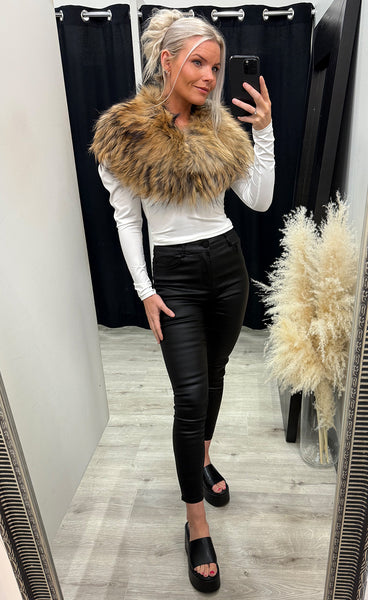 Loðkragi 3 - brown mix