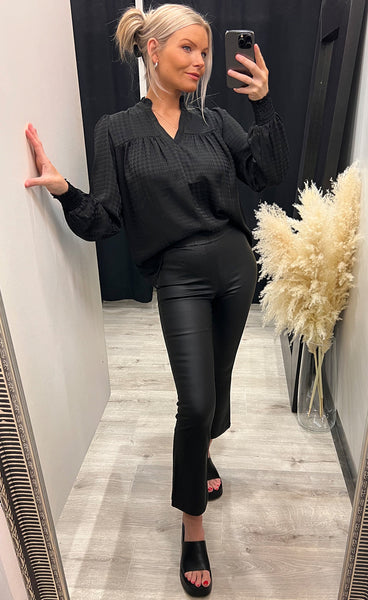 Abby blouse - black