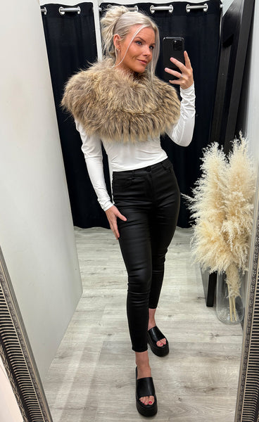 Loðkragi 2 - brown mix