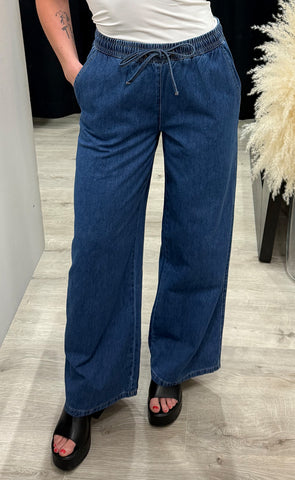Jolene elena pants - mid blue wash
