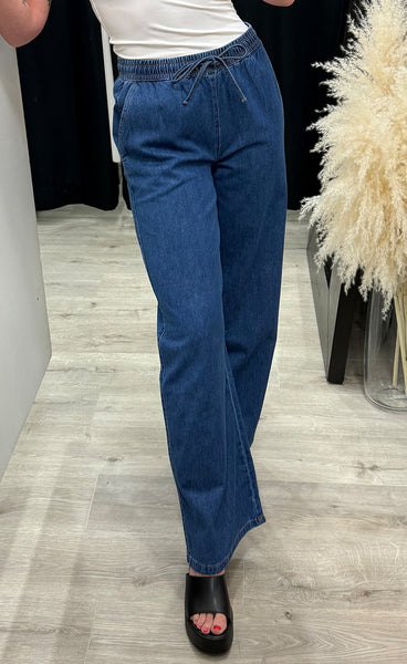 Jolene elena pants - mid blue wash