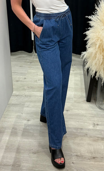 Jolene elena pants - mid blue wash