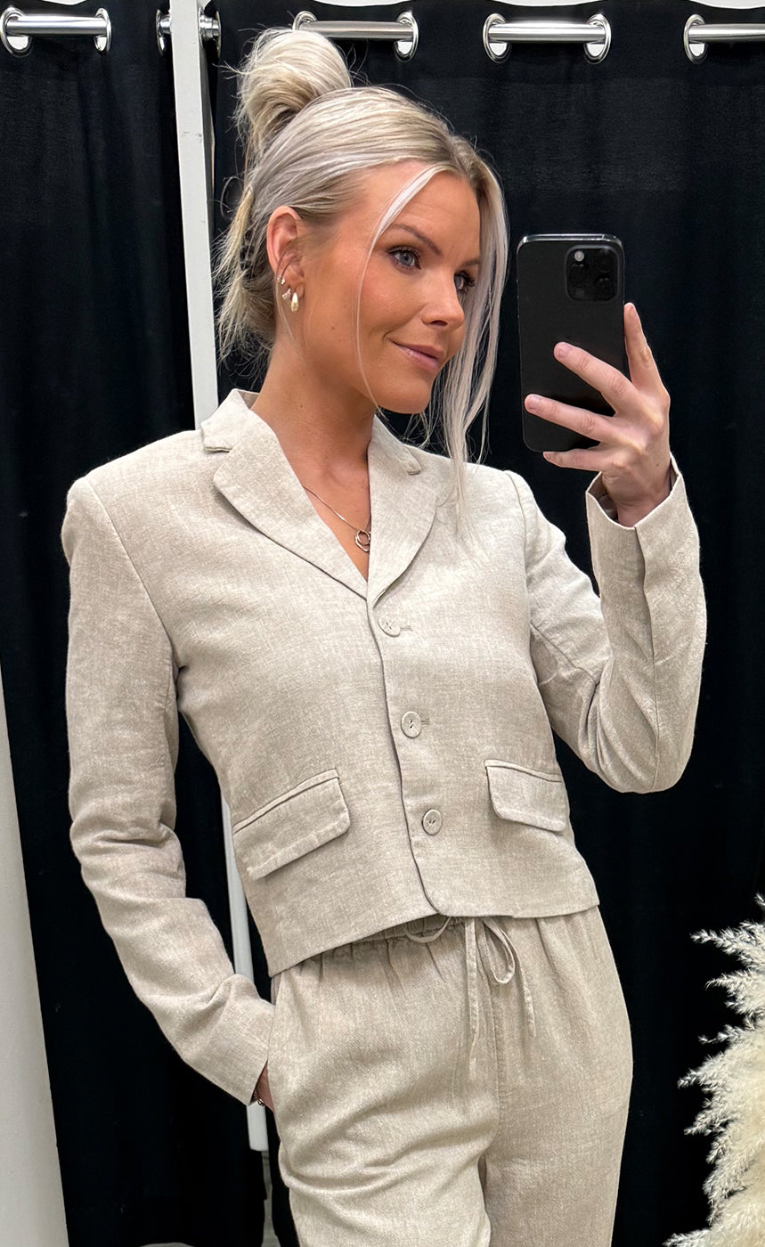 Pennie ginia blazer - sand