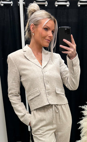 Pennie ginia blazer - sand