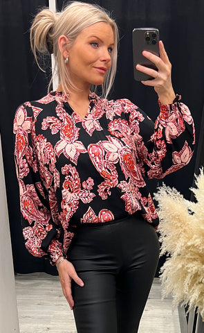 Korfu blouse - black