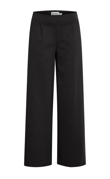 Kate long wide pants - black