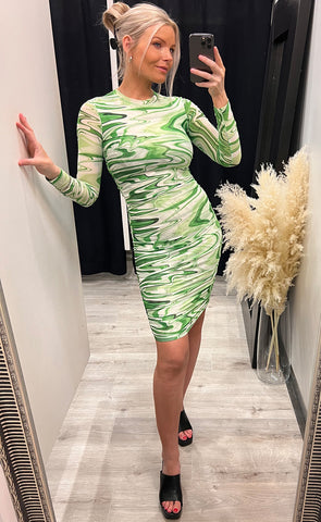 Hailey dress - green