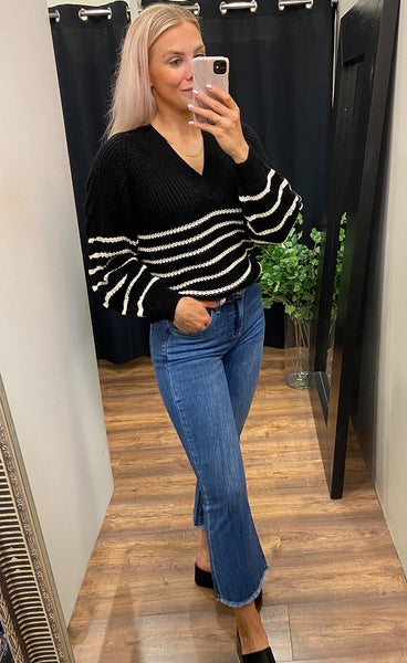 Miba pullover - black/white