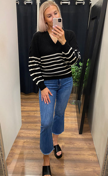 Miba pullover - black/white