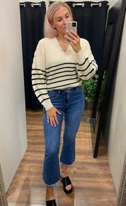 Miba pullover - white/green