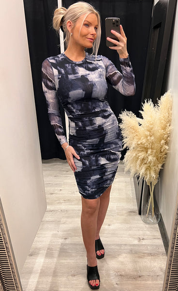 Hailey dress - black mix