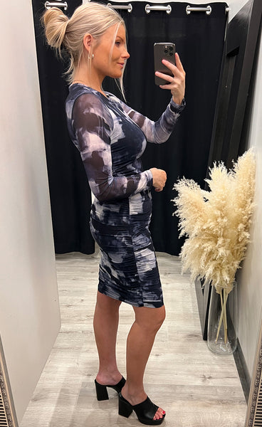 Hailey dress - black mix