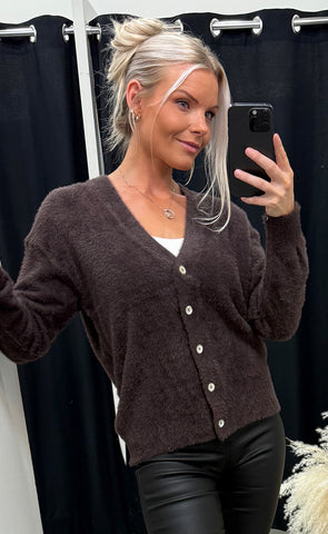 Brula cardigan - coffee bean