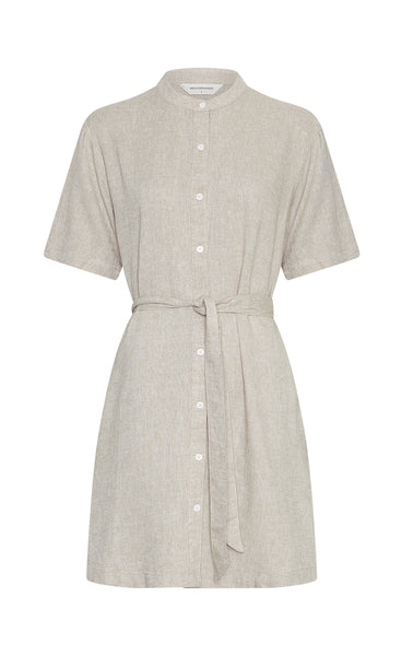 Pennie gina shirt dress - sand