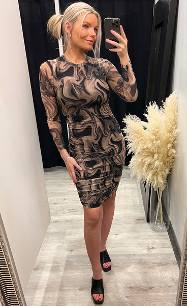 Hailey dress - taupe