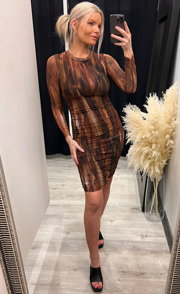 Hailey dress - brown