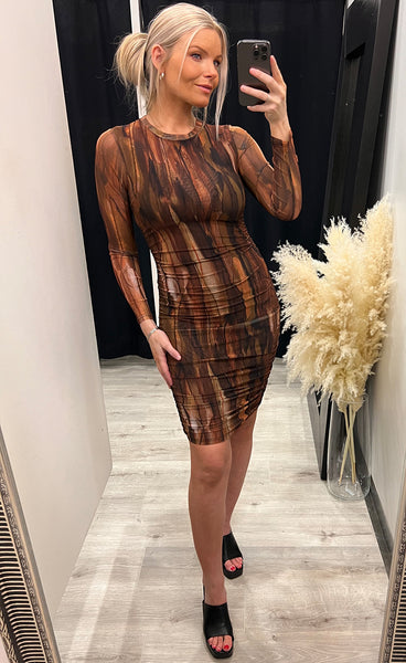 Hailey dress - brown