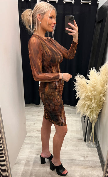 Hailey dress - brown