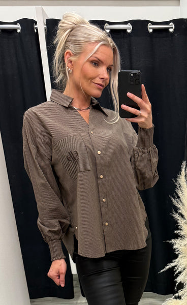 PREPAIR Candra blouse - brown sand