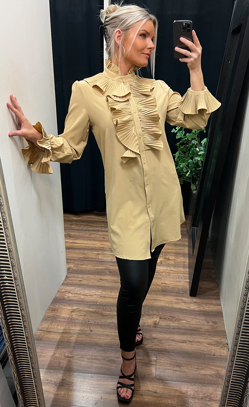 Molly shirtdress - golden