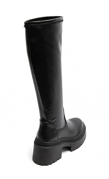 Stretch stígvél 9671 - black