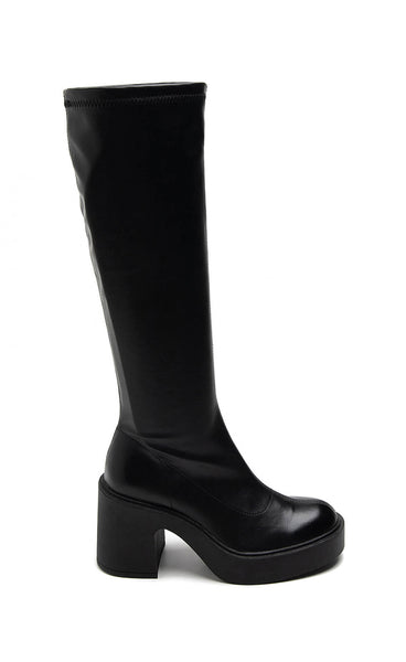 Stretch stígvél 9529 - black