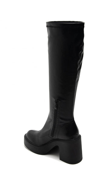 Stretch stígvél 9529 - black