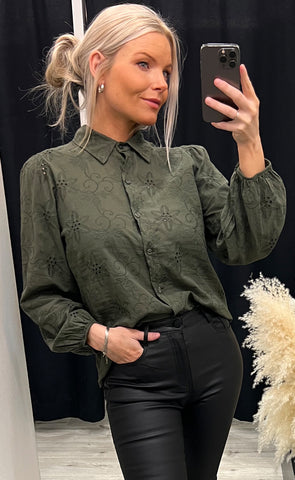 Pinka blouse - forest night