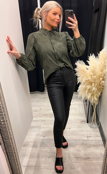 Pinka blouse - forest night