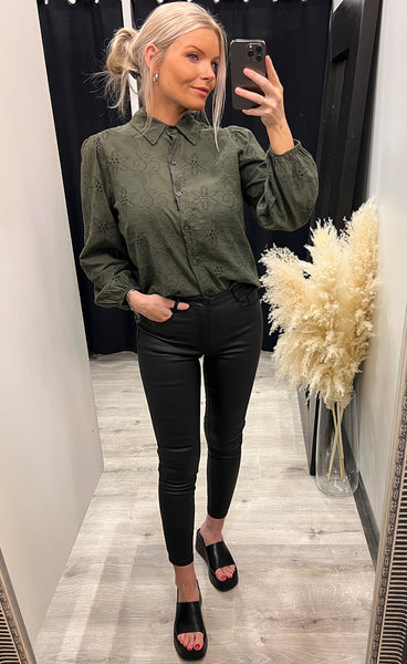 Pinka blouse - forest night