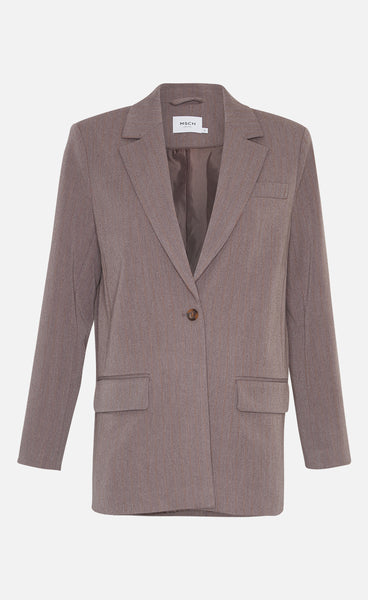 Dyanna blazer - dark brown stripe