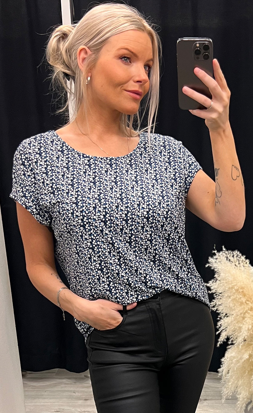 Dottie tee - navy mix