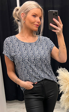 Dottie tee - navy mix