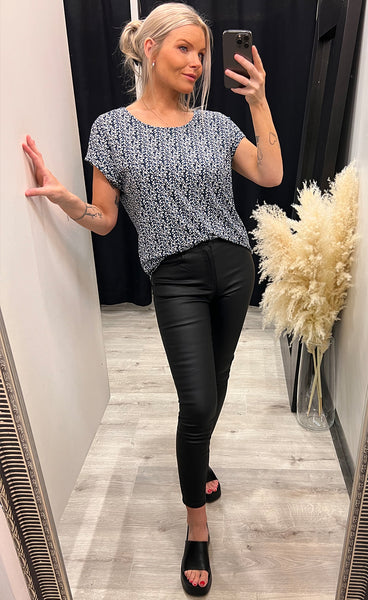 Dottie tee - navy mix