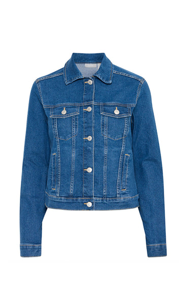 Denima jacket 1 - mid blue denim