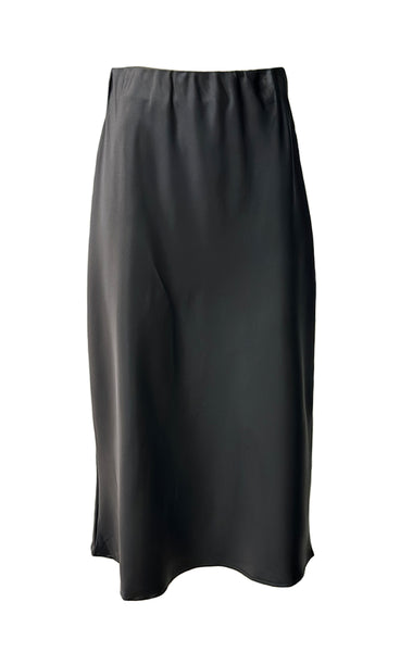 Sofia satin skirt - black