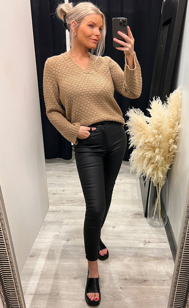 Lindsy pullover 2 - beige tan